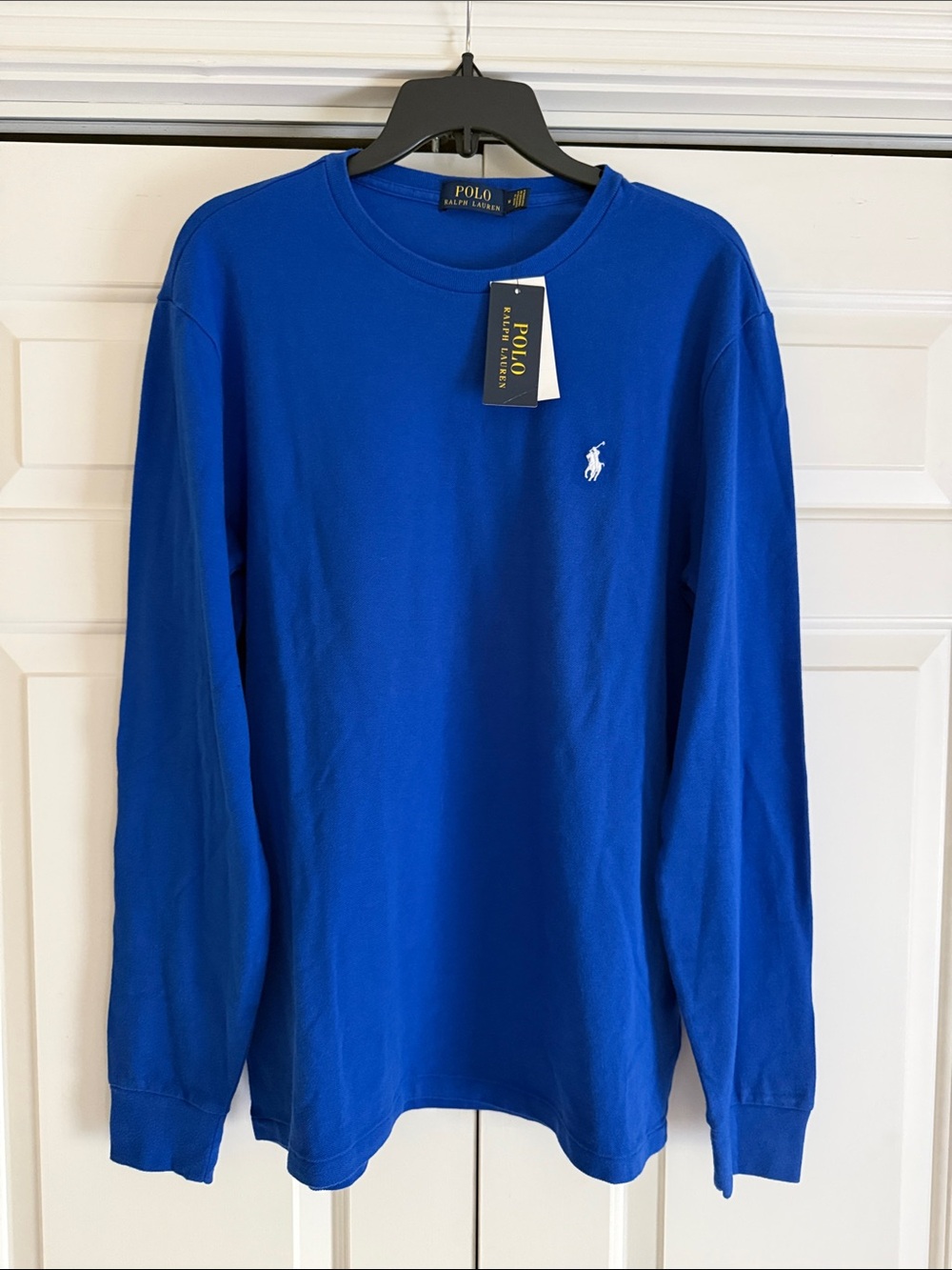 Polo by Ralph Lauren Men’s Long-Sleeve Crew Neck Shirt - Blue